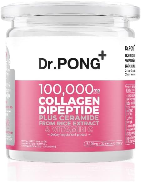 Generic Dr.Pong 100.000 mg Collagen Dipeptyde Plus Ceramid z ekstraktu ryżowego i witaminy C 102g