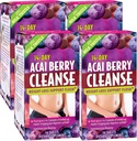 Stosowane odżywianie 14- dzień Acai Berry Cleanse - 56 tabletek, Opakowanie 4 - Podtrzymywanie strat wagowych Flush + Mleko Thistle - 112 Łączne służby