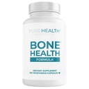 PUREHEALTH Bone Health Formuła Wapnia i suplement magnezu - z żelaza, Cynk, Miedź, Witamina D, C, K2 & More - Witaminy kości i łączników dla kobiet i mężczyzn, 150 Kapsułki