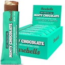 Barebells Soft Protein Bars, Minty Chocolate - 12 Count, 16 g High Protein Treats - Chocolate Nutrition Bar z 1g Sugar Total - On The Go Breakfast or Post- Workout Snack