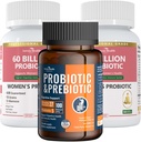 Gut Health Support Bundle: 2 Butelki Probiotyki Kobiet + 1 Butelka Probiotyki Uniwersalnej - Żywność, Urynalne i Immune Health for Men & Women