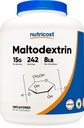 Nutricost Maltodekstryna w proszku 8LBS - bez glutenu, bez GMO