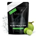 Cerus Performance Electrolyte Proszek - Kokosowy aromat limonkowy, 30 Służenia, Zero cukru, Kokosowe wody i prawdziwe owoce dla trwałości i odzysku