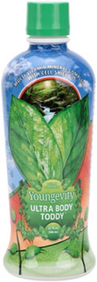 Młodość Ultra Body Toddy ™ - 100 + Żywotny Mega Multi- witamina Suplement mineralny dla mężczyzn i kobiet - Zwiększona absorpcja - Fitonutrienty - Amino Acids - 32 Fl Oz