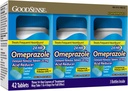GoodSense Omeprazol Opóźnione uwolnienie Tabletki powlekane 20 mg, Cool Mint, Leczenie często Heartburn, Reduktor kwasowy, Heartburn Medicine, 42 Count