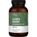 Organic Lions Mane Supplement (1000mg), 2- Miesiące dostaw Mushroom Mushroom Mushroom Supplement do wsparcia Focus, Pamięć (120 kapsułki)
