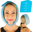 Vive Face Ice Pack Wrap for TMJ Pain Relief and Headpains - Face Ice Pack for Jaw Surgery Recovery, Oral Surgery & Wisdom Teeth Extractions - Ogrzewanie Pad for Head & Chin - Hot & Cold Therapy
