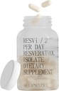 FOREVER YOUNG RESVi 124; 600 mg Trans Resveratrol Antioksydant Nutritional Dietetic Supplement Agreement 124; Vegetarianin Healthy Ageing Capsule 124; Produkowany w Grecji 124; Butelka 60 Kapsułek Wegańskich (30 Służb)
