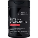 Sports Research ® Lutein i Zeaksantyna Kapsułki - Suplement do wsparcia zdrowia oczu Made with Lute- Gen ® and Organic Coconut Oil - Vegan Friendly & Non-GMO Verified - 120 Veggie Softgels