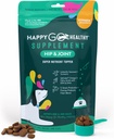 Hip & Joint Supplements for Dogs Dogs 124; Pomaga Wspólne Wsparcie Zdrowia i Mobilności dla Odzyskiwania i Senior Dogs 124; Natural Ingredients, Smaczne Kibble Dog Food Topper 124; 60- Count Pack