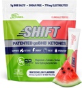 Prawdziwe Ketones BHB Exgenous Ketones Drink Mix Pakiety Keto Electrolytes Powder Pakiety bez cukru z 4 Głównymi Elektrolitami Post Plus Nawodnienie Opatentowane Keto BHB - 30 Hrabia Arbuz