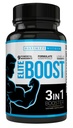 Maksymalny Slim Elite Boost 3 w 1 Formuła Naturalne Promotes Testosteron Libido, Energia, Muscle Mass & Stamina, Potężne składniki Veggie Kapsułki