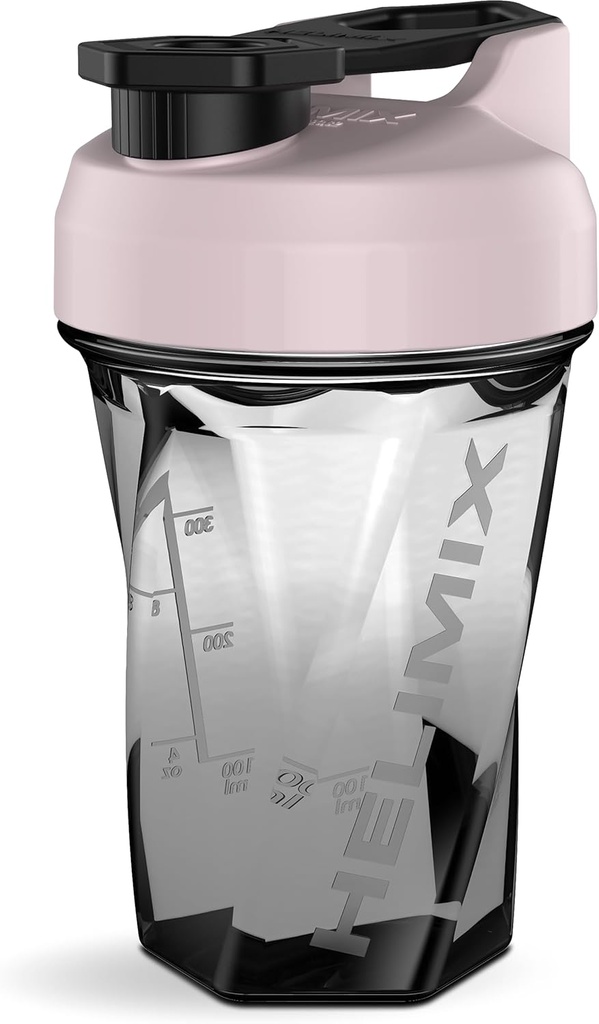HELIMIX 1.5 Blender Blender Butelka shaker trzyma do 20oz 124; No Blending Ball lub Whisk Between 124; USA Made 124; Przenośne pre Workout Serwatka Protein Shaker Cup 124; Mixes Cocktails Smoothies Shakes 124; Top Rack Safe