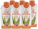 Forever Living - Forever Aloe Peaches - Wspiera trawienie, system immunologiczny, poziomy energii Brak środków konserwujących, Wegan, Bez glutenu - 6 opakowań