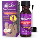 SILKA Max Siła Płyn przeciwgrzybiczy do zdrowia paznokci z Brush Applicator, Wyniki w 1 tygodniu, Grzyb paznokci Leczenie uszkodzonych paznokci, Athlete 's Foot Treatment, Tolnaftate 1% 0,45 Fl Oz