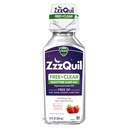 ZzzQuil, Nighttime Sleep Aid Liquid, SREE OF Alcohol & Sztuczne barwniki, 50 mg difenhydraminy HCl, No.1 Sleep Aid Brand, Fall Asleep Fast, Non-Habit Forming, Soothing Berry Flavor, 12 FL OZ