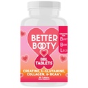Better Booty BBL Tablets - Kompleksowy suplement dla kobiet z monohydratem kreatynowym, L- glutaminą, kolagenem i BCAA (90ct)