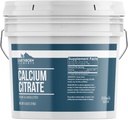 Ziemskie pierwiastki Wapnia Cytrynian 1 Gallon Bucket, Czysty i Nierozcieńczony, Laboratorium zweryfikowane (96 unce)