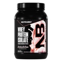 NutraBio 100% Proszek z izolatu białka serwatki, 25g Białko z pełnym profilem aminokwasów, Nie-GMO, Soy & Gluten Free, Niskie węglowodory, Niskie Calorie Białko serwatki, Truskawki lody, 2 Lbs