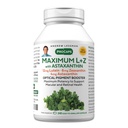 ANDREW LESSMAN Maximum L + Z z Astaksantyną 240 Softgels - 12 mg Luteina, 6 mg Zeaksantyna, 4 mg Astaksantyna. Kluczowe składniki odżywcze wspomagające zdrowie oczu i mózgu oraz promujące zdrowe widzenie.