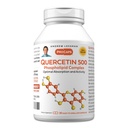 ANDREW LESSMAN Quercetin 500mg - 30 kapsułek - 500 mg Unikalny Quercetin Phosfolipid Complex, Wysoko Absorbowalna Formuła do wspierania zdrowego serca, Circulative i funkcji immunologicznych. Żadnych dodatków.