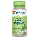 SOLARAY Czosnek Bulb & Pietruszka Liść 530mg 124; Zdrowe funkcje sercowo-naczyniowe i immunologiczne 124; Non- GMO, Wegan & Lab Zweryfikowane 124; 100 VegCaps