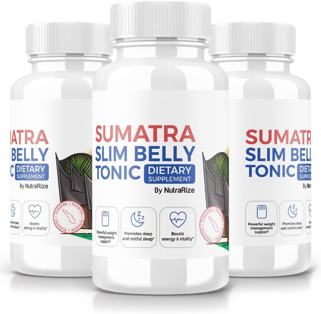 (3 Pack) Sumatra Slim Belly Tonic, Sumatra Slim Belly Tonic Suplement diety dla zaawansowanych utraty wagi, Maksymalna moc All- Natural Pill do target Belly Fat, Sumatra SlimBelly Recenzje (180 kapsułki)