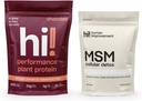 Ludzka poprawa Czekoladowa Performance Protein and MSM Cellular Detox Bundle