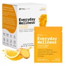 TRULEAN Codzienne Wellness Shot Powder - Kurkuma, Ginger, Witamina C, Immunitet i Immunent Supplement - Brak sztucznych składników, bez cukru i gluten Free - 30 pakietów Citrus Flavor