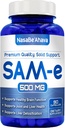 SAM- E Supplement 500mg XI124; Easy Absorption S- Adenozyl- L- Methionine SAM- e 500mg for Bone and Mood Supplement Supplement XI124; Made in The USA Non-GMO and Gluten Free (90 Day Supply)
