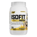 Nutrex Research IsoFit Serwatka w proszku Białko Instantised 100% Białko serwatki Izolat (30 Służenie (Pack of 1), Bananas Foster)