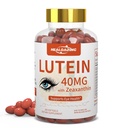 Luteina i Zeaksantyna Suplement Softgels: Witaminy i suplementy z witamin C, E, Omega 3, Luteina i Zeaksantyna do poprawy widzenia i łagodzenia zmęczenia oczu