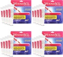 WoundSeal proszek 4 Każdy (opakowanie po 4) - Pierwsza pomoc dla rany, łuski i otarcia - Zatrzyma krwawienie w sekundach bez szwów lub bandaży