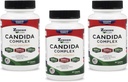 Zenesis Labs Candida Complex Cleanse Detox Acid Supplement, Oregano Extract, Probiotyki, Enzymy - Luzem 180 Kapsułki, 90 Day Supply (60 Kapsułki / Butelka)
