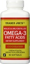 Trader Joe Molekularnie destylowany Omega-3 Kwasy tłuszczowe Suplement diety