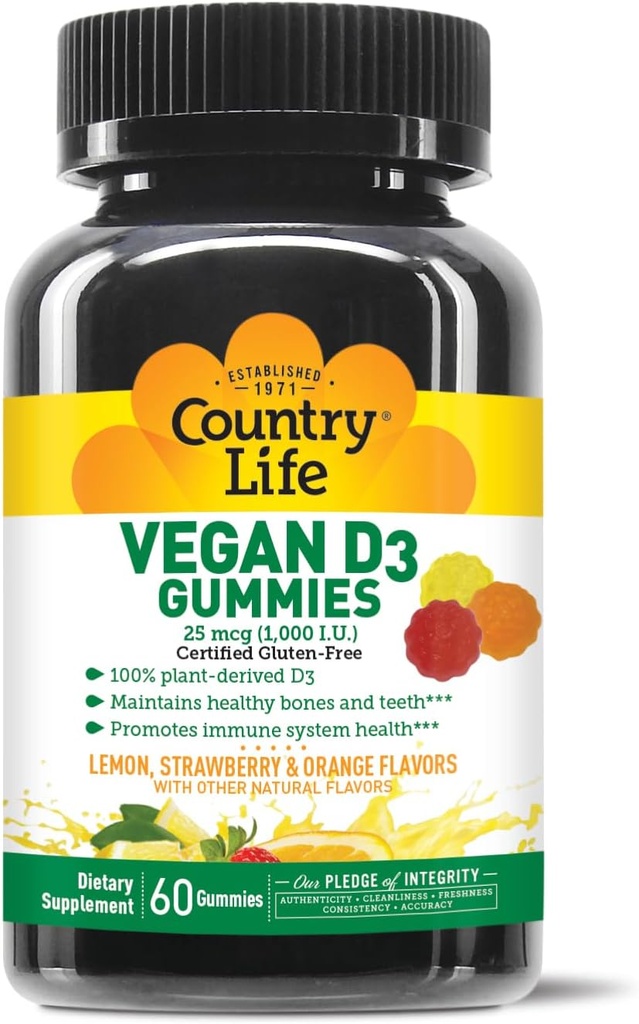 KRAJ LIFE Wegan D3 Gummie, 60 Hrabia