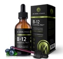 Mt. Angel Vitamin - B12 Essential Trio - Wegan Podjęzykowe krople z wysokiej mocy metyl B12, B6 & Folate - Easy Absorption Liquid - Non-GMO, Made in USA