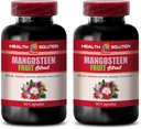 kapsułki mangosteen - MANGOSTEEN OFUIT EXTRACT COMPLEX Z RESVERATROL, ACAI OFUIT, POMEGRANATE, NONI OFUIT, GOJI BERRY - Granatowe witaminy do pamięci - suplement resweratrol - 2 Butelki 120 Cap