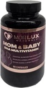 Mama & Baby DHA Multivitamin - Witaminy prenatalne i poporodowe dla kobiet - Wspomaga mózg dziecka, rozwój oczu i kości - Non-GMO, Gluten- Free, 60 Kapsułki
