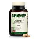 Standard Process Calcifood - Suplement wapnia do kości Siła & Wchłanianie wapnia - Bone Health Support for Women & Men - Non-Dairy & Non-Soy - 100 Wafers