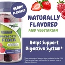 Zdrowie dostarczany mieszany Berry aromatyczne gumki prebiotyczne włókno - Wspiera Digestive System Gut Oczyszczanie, Zaparcia Relief - Pomoc z planem utraty wagi - Wielkie Tasting i łatwe do połknięcia