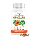Papaya Fruit Enzym Kapsułki do trawienia, Bloating Relief, Immune Support for Men & Women - 1500mg Organic Papaya Powder Per Serving - 180 Veggie kapsułki - Non-GMO, Gluten- Free, Vegan- Friendly