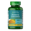 Kurkumina kurkuminowa Pride Puritan 500 mg, standaryzowana do 95% Cucuminoidów, Ziołowy suplement diety dla zdrowia przeciwutleniającego, 180 Kapsułek uwalniających Radpid