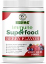 Essiac SuperFood for Immune Support 10.6 oz 124; 12 Zielonych organizmów, skoncentrowane przeciwutleniacze, Pre i probiotyki 124; Wegan, Dairy Free, Gluten Free 124; Non-GMO, Nie dodawany cukier