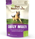 Pet Naturals Daily Multivitamin dla psów, Veggie Flavor, 30 Chews - Yummy Chews with Amino Acids, i przeciwutleniacze - Wsparcie energii, Funkcje metaboliczne i Wellness