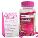 Relief antyalergiczny Relief Difenhydramine HCl 25 mg - 650 Kapletów - W porównaniu do Benadrylu Allergy Ultratab - Antyhistamina - Leki alergiczne - Relief na nos Runny dla dorosłych - Leczenie polekowe oczu