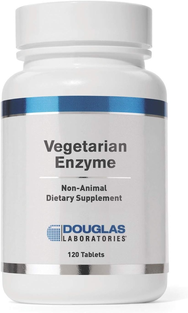 Douglas Laboratories Enzymy 124; Fermentowane enzymy Nadaje się dla wegetarian 124; 120 Tabletki