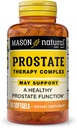 MASON NATURAL Prostate Therapy Complex z Saw Palmetto, Nettle Root & Pumpkin Seed Oil - Wspiera zdrową funkcję prostaty *, 60 Softgels