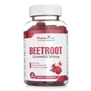 Gummie buraczane 300mg - dla wsparcia zdrowego cyrkulacji * -Naturalny mieszany aromat owocowy Non-GMO Vegan- Beet Chews- 90