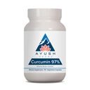 Ayush Herbs Curcumin 97% - Kurkumina Suplementy, Premium Turmeric Root Suplement, Kurkuminoidy dla kobiet i mężczyzn, Dorośli, Premium Joint Support, Siła i Witalność - 90 Kapsułki wegetariańskie (1 Hrabia)